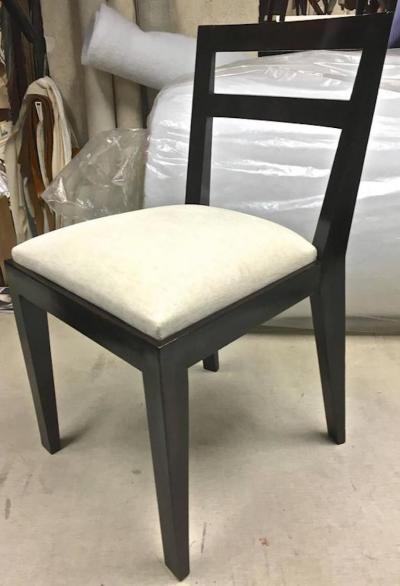Jean Roy re Jean Roy re Set of Four Chairs with Tapered Back and Front Legs