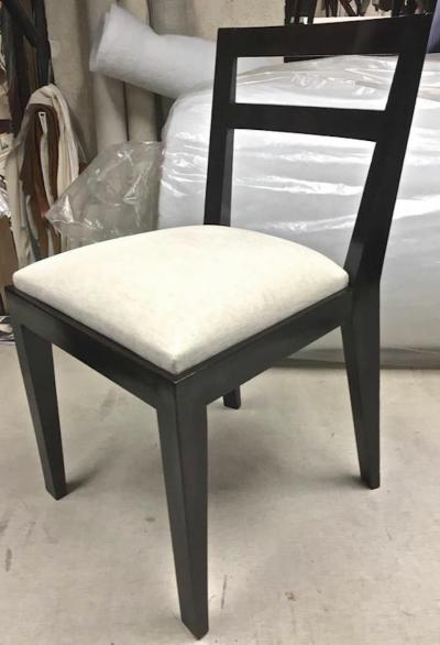 Jean Roy re Jean Roy re Set of Four Chairs with Tapered Back and Front Legs