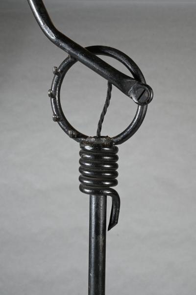 Jean Roy re Jean Roy re Style Mid Century Adjustable Iron Floor Lamp