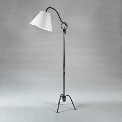 Jean Roy re Jean Roy re Style Mid Century Adjustable Iron Floor Lamp