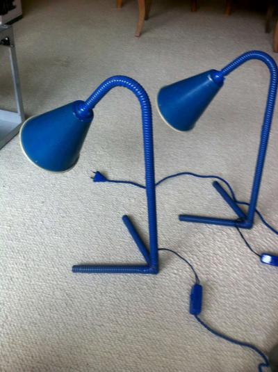 Jean Roy re Jean Roy re Unique Personal Pair of Lamp from His House in Brittany