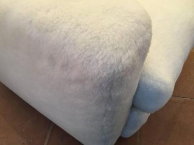 Jean Roy re Jean Roy re for Maison Gouff Stamped One Couch and Two Club Chairs in Faux Fur