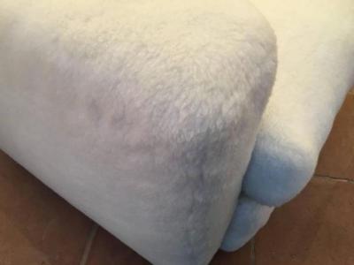 Jean Roy re Jean Roy re for Maison Gouff Stamped One Couch and Two Club Chairs in Faux Fur