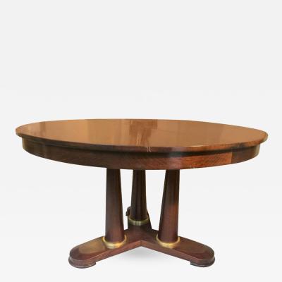 Jean Roy re Jean Roy re genuine Tripod Round Dinning Table with Tri Pedestal Base