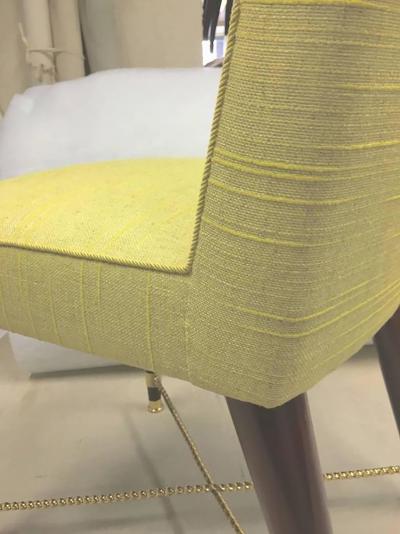 Jean Roy re Jean Royere Documented Exceptional Set of Chicest Eight Dining Chairs