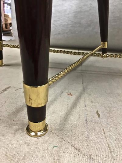 Jean Roy re Jean Royere Documented Exceptional Set of Chicest Eight Dining Chairs