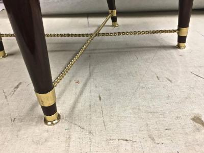 Jean Roy re Jean Royere Documented Exceptional Set of Chicest Eight Dining Chairs