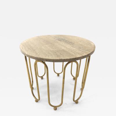 Jean Roy re Jean Royere attributed wave round coffee table