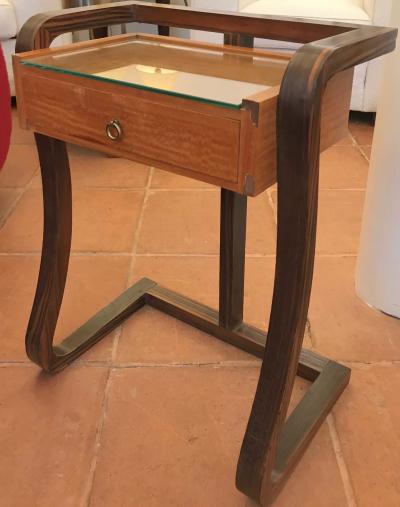 Jean Roy re Jean Royere documented Makassar and lemon tree side table