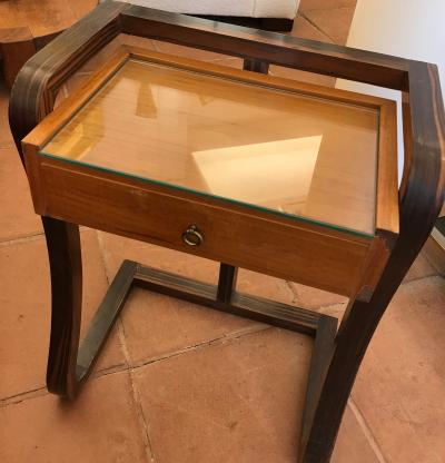 Jean Roy re Jean Royere documented Makassar and lemon tree side table