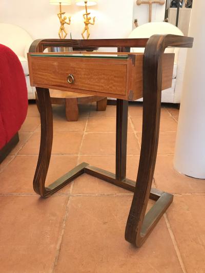 Jean Roy re Jean Royere documented Makassar and lemon tree side table