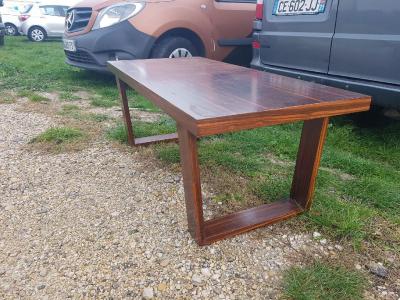 Jean Roy re Jean Royere for Gouff genuine rarest stamped rosewood long coffee table