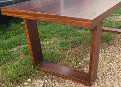 Jean Roy re Jean Royere for Gouff genuine rarest stamped rosewood long coffee table