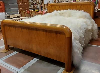 Jean Roy re Jean Royere for Gouff rarest cylinder frame bed