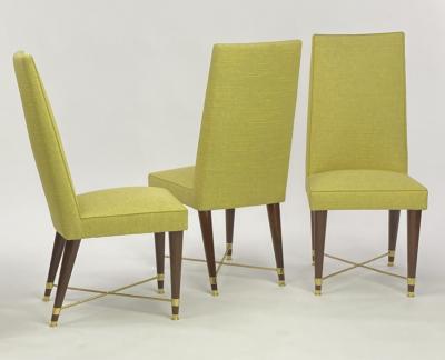 Jean Roy re Jean Royere genuine documented set of 8 dinning chairs