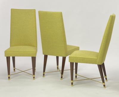 Jean Roy re Jean Royere genuine documented set of 8 dinning chairs