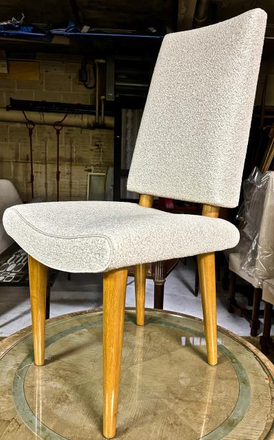 Jean Roy re Jean Royere rare documented set of 6 dinning chairs