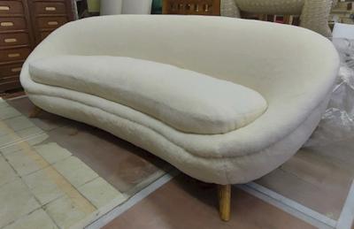 Jean Roy re Jean Royere rarest documented genuine big couch model oeuf 