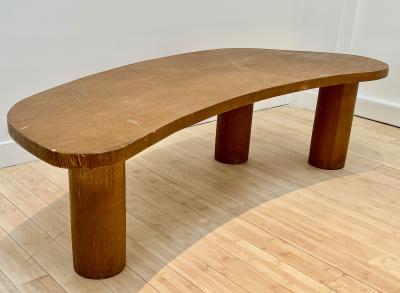 Jean Roy re Jean Royere rarest documented model Flaque coffee table in vintage condition