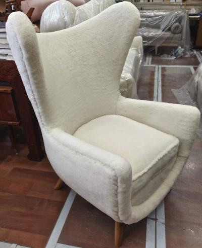 Jean Roy re Jean Royere rarest documented set of 2 chairs and 1 couch model Elephanteau 