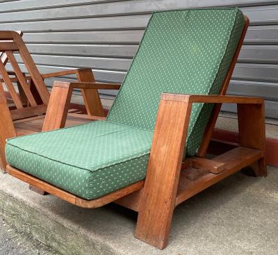 Jean Roy re Jean Royere style rare set of 4 lounge easy chairs