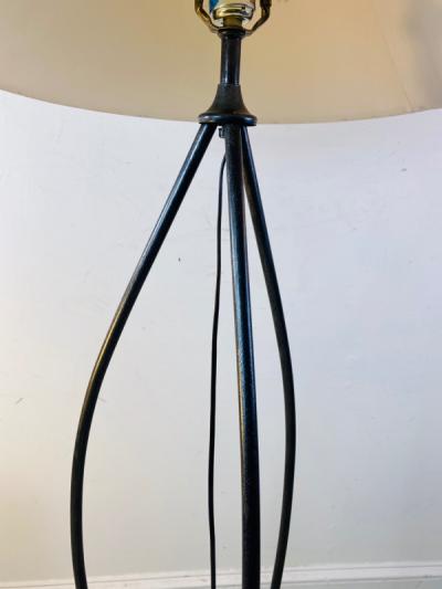 Jean Roy re MID CENTURY JEAN ROYERE STYLE CAGE FORM FLOOR LAMP