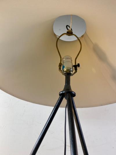 Jean Roy re MID CENTURY JEAN ROYERE STYLE CAGE FORM FLOOR LAMP