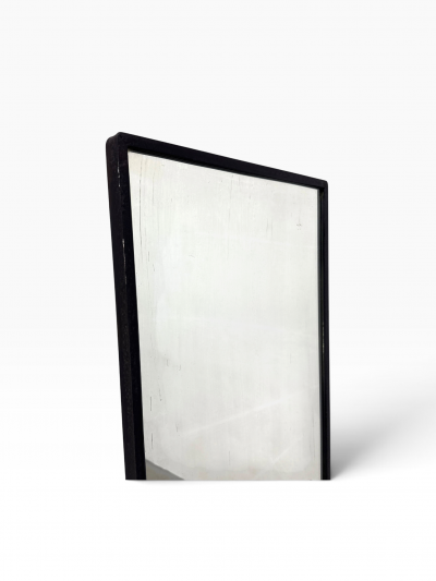 Jean Roy re MID CENTURY MODERNIST JEAN ROYERE STYLE BLACK IRON WHITE LAMINATE VANITY