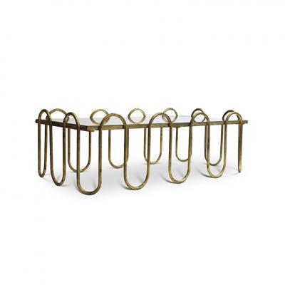 Jean Roy re Ondulation Coffee Table by Jean Royere
