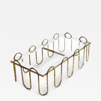 Jean Roy re Ondulation Coffee Table by Jean Royere