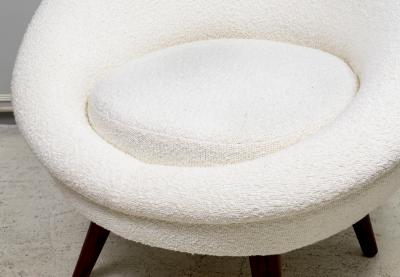 Jean Roy re Pair of Royere Re Edition Oeuf Lounge Chairs