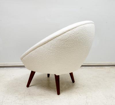 Jean Roy re Pair of Royere Re Edition Oeuf Lounge Chairs