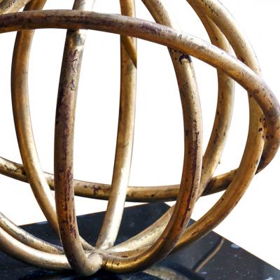 Jean Roy re Pair of Sphere Table Lamps by Jean Royere