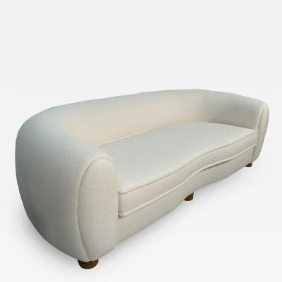Jean Roy re Vintage Mid Century Polar Sofa by Jean Royere 1960