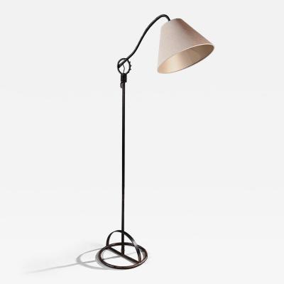Jean Roy re Wrought Iron Floor Lamp in the Manner of Jean Roy re