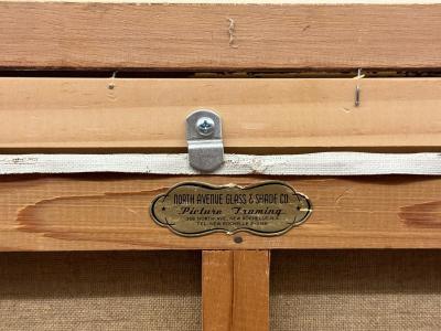 Jean Salabet Impressionism Paris Street Scene Oil on Canvas France 1954