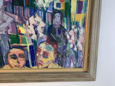 Jean Schuler JEAN SCHULER COLORFUL ABSTRACT PAINTING