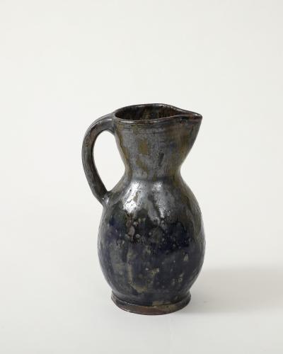 Jean Talbot Glazed Ceramic Pitcher by Jean Talbot La Borne France c 1940