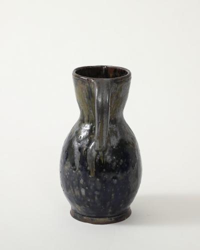 Jean Talbot Glazed Ceramic Pitcher by Jean Talbot La Borne France c 1940