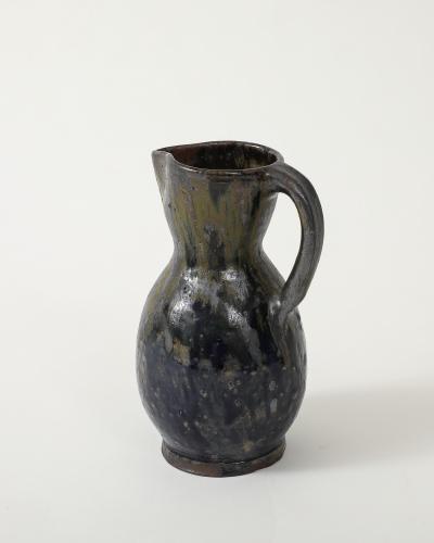 Jean Talbot Glazed Ceramic Pitcher by Jean Talbot La Borne France c 1940