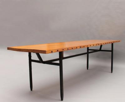Jean Touret French 1960s Dining Table by Jean Touret the Artisans of Marolles