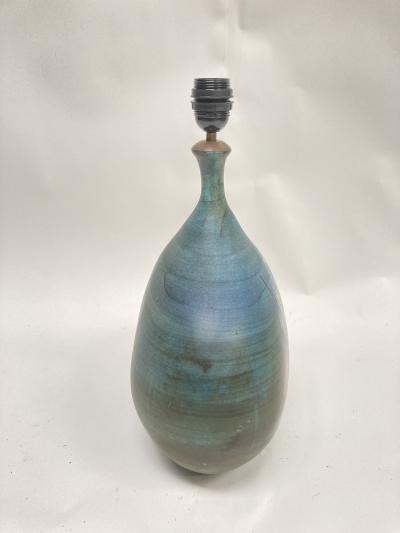 Jean de Lespinasse 1950s Studio pottery Ceramic lamp by Jean De Lespinasse