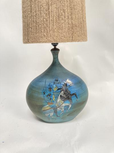 Jean de Lespinasse 1950s Studio pottery Ceramic lamp by Jean De Lespinasse