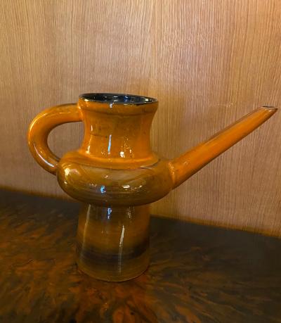 Jean de Lespinasse Ceramic Vase Arrosoir Vallauris France 1960s