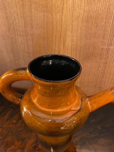 Jean de Lespinasse Ceramic Vase Arrosoir Vallauris France 1960s