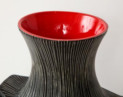 Jean de Lespinasse SET OF THREE VASES BY JEAN DE LESPINASSE