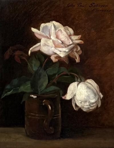 Jean or John Paul Selinger Still Life with Roses 