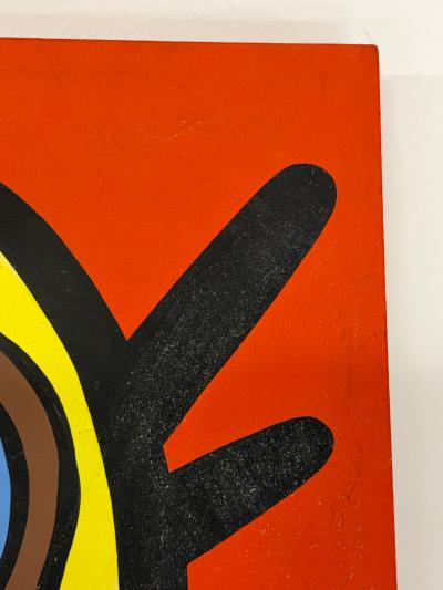 Jeff Kapfer Yellow Head Colorful Avian Painting 24 x 24
