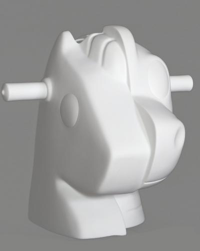 Jeff Koons Split Rocker Vase