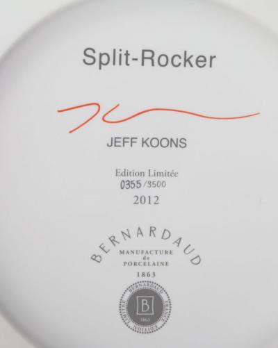 Jeff Koons Split Rocker Vase